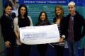 DBS Fashion Show Cheque handover April 2013